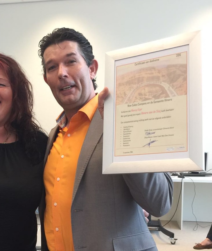 aan de slag, serge maesen, new sales company, gemeente almere